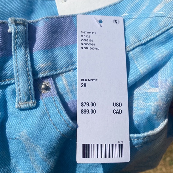 Urban outfitters low rise cowgirl jeans-renaissance print - Picture 3 of 3